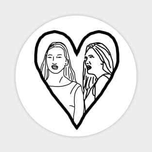 Distracted Boyfriend Meme Valentine Outline Magnet